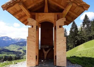 Holz Kapelle Altar Christian Egger M-B-S Modul-Bau
